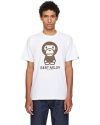 A Bathing Ape - College Monogram Baby Milo T-Shirt - Lyst