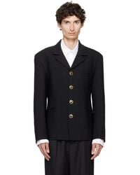 Marine Serre - Tailored Wool Serge Blazer - Lyst