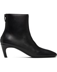 TOTEME - Soft Nappa Ankle Boots - Lyst