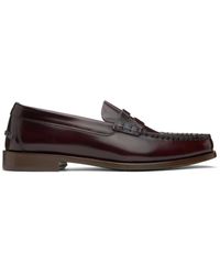 Paul Smith - Burgundy Lido Leather Loafers - Lyst