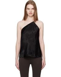 Rick Owens - Temple One Shoulder Slip Top - Lyst