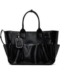 Ganni - Croco Posy Tote - Lyst