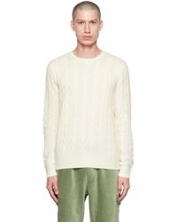 Polo Ralph Lauren オフホワイト The Iconic セーター - グリーン