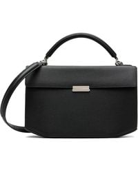 TOTEME - Clip Grained-Leather Top Handle Bag - Lyst