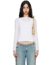 ★Miaou★ グリーン Amelia Tシャツ Miaou Amelia T-Shirt in Green | Lyst