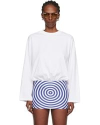 Jean Paul Gaultier - Mix Jersey Long Sleeves Bodysuit - Lyst