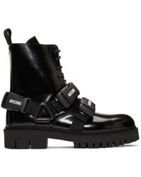 moschino boots mens