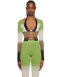 Gcds - Green Degradé Cardigan - Lyst
