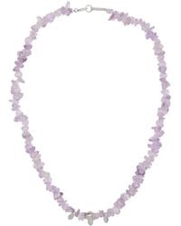 Isabel Marant - Purple Beaded Necklace - Lyst