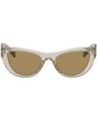 Saint Laurent - Beige Sl 676 New Wave Sunglasses - Lyst