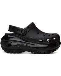 Crocs™ - Sabots Noirs À Semelle Mega Crush - Lyst