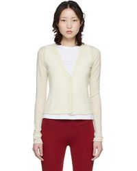 Skims - Off- Featherweight Cashmere Cardigan - Lyst