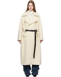 Jean Paul Gaultier - Off- 'The Long Gaultier' Coat - Lyst