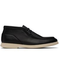 BOSS - Tumbled Leather Desert Boots - Lyst