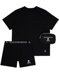 MASTERMIND WORLD - Ensemble de t-shirt et boxer noirs - Lyst