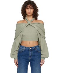 Balmain - Long-Sleeve Silk Sweater - Lyst