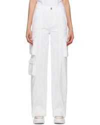 Versace - White Cargo Jeans - Lyst