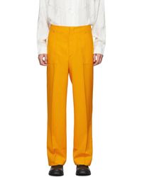 Jacquemus Orange Le Pantalon Moulin Trousers