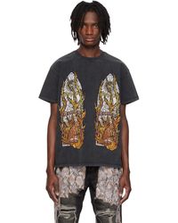 Who Decides War - Ssense限定 ブラック Flame Glass Tシャツ - Lyst