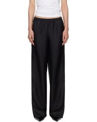 Loulou de Saison - Alera Wide-Leg Silk Trousers - Lyst