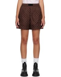 Ganni - Printed Flyweight Nylon Boxer Shorts - Lyst