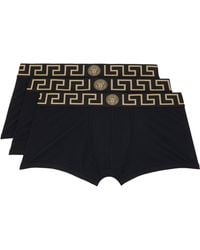 Versace - Three-Pack Cotton-Jersey Boxer Briefs - Lyst