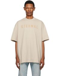 Fear Of God - Eternal Brand-print Oversized-fit Cotton-jersey T-shirt - Lyst