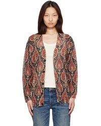 R13 - Printed Boyfriend Cardigan - Lyst