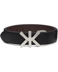 KENZO - Paris Double K' Reversible Belt - Lyst
