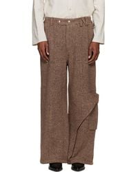 NULLUS - Draped Slide Cargo Pants - Lyst