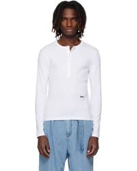 Rhude - Logo Ls Henley - Lyst