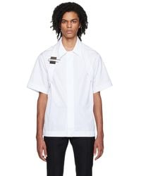 Givenchy - Cotton Short Sleeve Shirt - Lyst