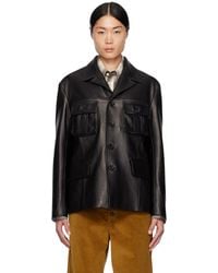 Paul Smith - Commission Edition Leather Jacket - Lyst