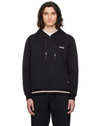 BOSS - Embroidered Hoodie - Lyst