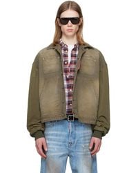 DSquared² - Khaki Garment Dyed Carpenter Kaban Jacket - Lyst