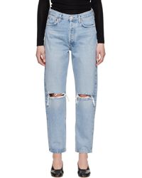 Agolde - ブルー 90's ミッドライズ ルーズフィット ジーンズ - Lyst