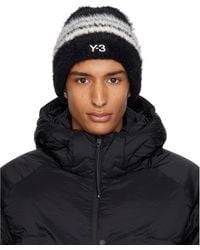 Y-3 - Stripes Beanie - Lyst
