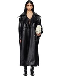 Nanushka - Teca Regenerated Leather Trench Coat - Lyst