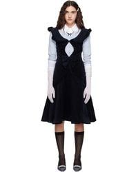 ShuShu/Tong - Ruffled Cut-Out Midi Dress - Lyst