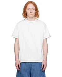Adererror - T-shirt blanc à logo - Lyst