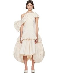Renaissance Renaissance - Ssense Exclusive Bridal Capsule Dara Midi Dress - Lyst