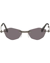 Kuboraum - Lunettes De Soleil H48 Gris Acier - Lyst
