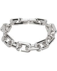 Marc Jacobs - Silver 'the J Marc Chain Link' Bracelet - Lyst