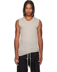 Rick Owens - Off- Concordians Basic Sleeveless Tank Top - Lyst