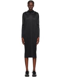 Pleats Please Issey Miyake - Black Monthly Colors September Maxi Dress - Lyst