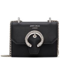 jimmy choo black shoulder bolsa