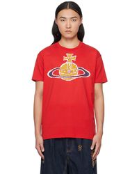 Vivienne Westwood - T-shirt time machine rouge - Lyst