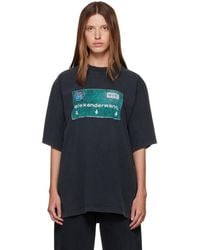 Alexander Wang - Street Sign Graphic Short Sleeve T-Shirt - Lyst