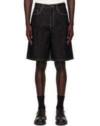 Entire studios - Field Denim Shorts - Lyst