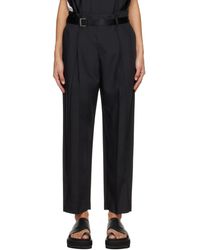 132 5. Issey Miyake - Oblique Fold Trousers - Lyst